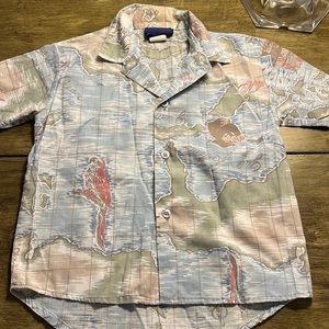 Vintage Credentials Boys 5/6 Caribbean Made in Jamaica Button Up Short Sleeve